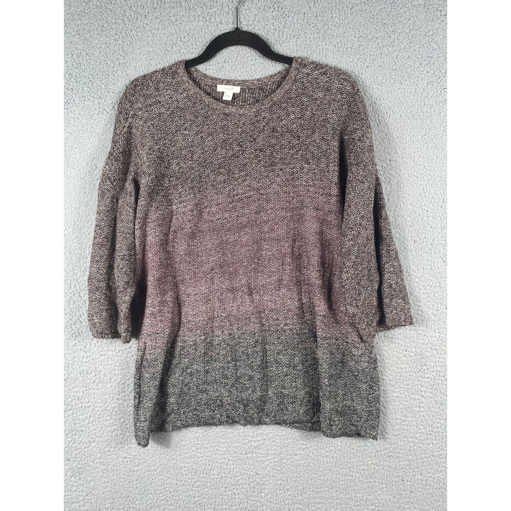 J. Jill Knit Sweater Pure Jill Ombré Knit Sweater Size S